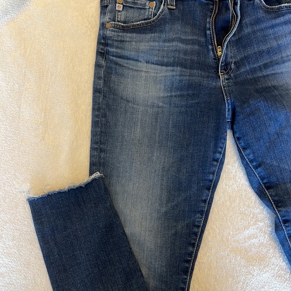 AG Farrah Skinny Ankle High Risr Sz 30 Regular - Picture 3 of 9